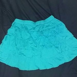 Girls blue ruffled skirt Arizona brand size 14 1/2